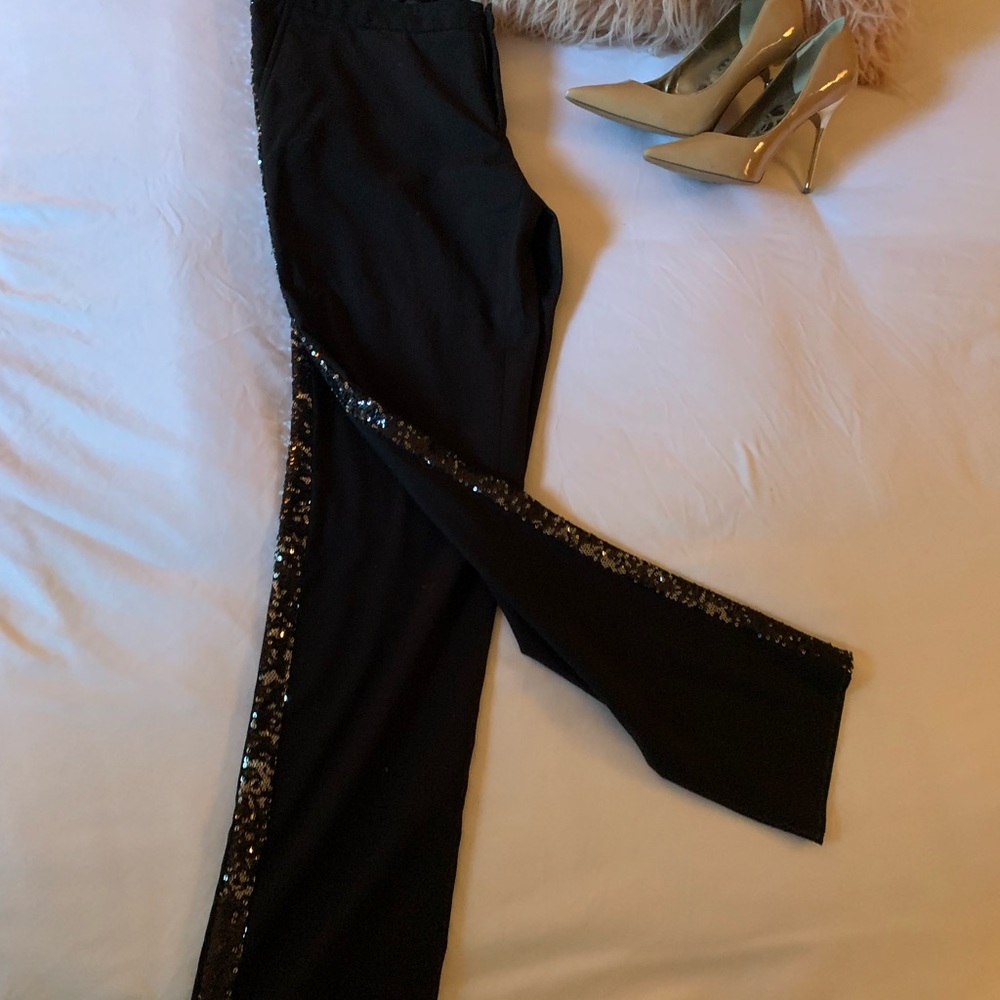 Sequin Tuxedo Pants